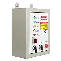 Генератор A-iPower A8000EAX в тихом зимнем кожухе 1200 RAL 7035 + блок автозапуска A-iPower 230 В, 50 А