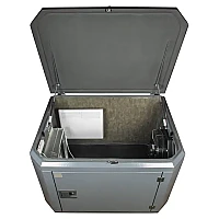 Бензиновый генератор FUBAG BS 8000 A ES в тихом зимнем кожухе 1200 RAL 7024