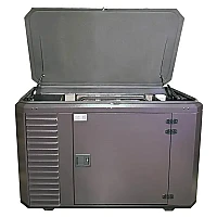 Бензиновый генератор A-iPower A13000TEAX в супертихом зимнем кожухе 1700SS RAL 8019 + блок автозапуска A-iPower 230В/400В 100А 8 ПИН